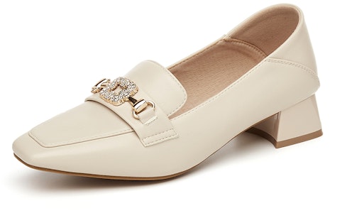 (W) Exull ESQ Loafer Mules 'Square Toe' Kasut Lelaki Tumit Rata Segi Empat 73171015 5