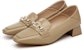 (W) Exull ESQ Loafer Mules 'Square Toe' Kasut Lelaki Tumit Rata Segi Empat 73171015