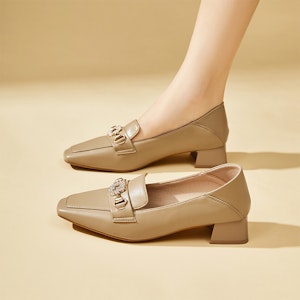 (W) Exull ESQ Loafer Mules 'Square Toe' Kasut Lelaki Tumit Rata Segi Empat 73171015 Cheap (W) Exull ESQ Loafer Mules 'Square Toe' Kasut Lelaki Tumit Rata Segi Empat 73171015