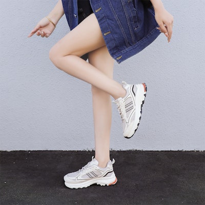 EXULL 依思Q 合成革 運動舒適 低幫 老爹鞋 4.5cm 女款 8