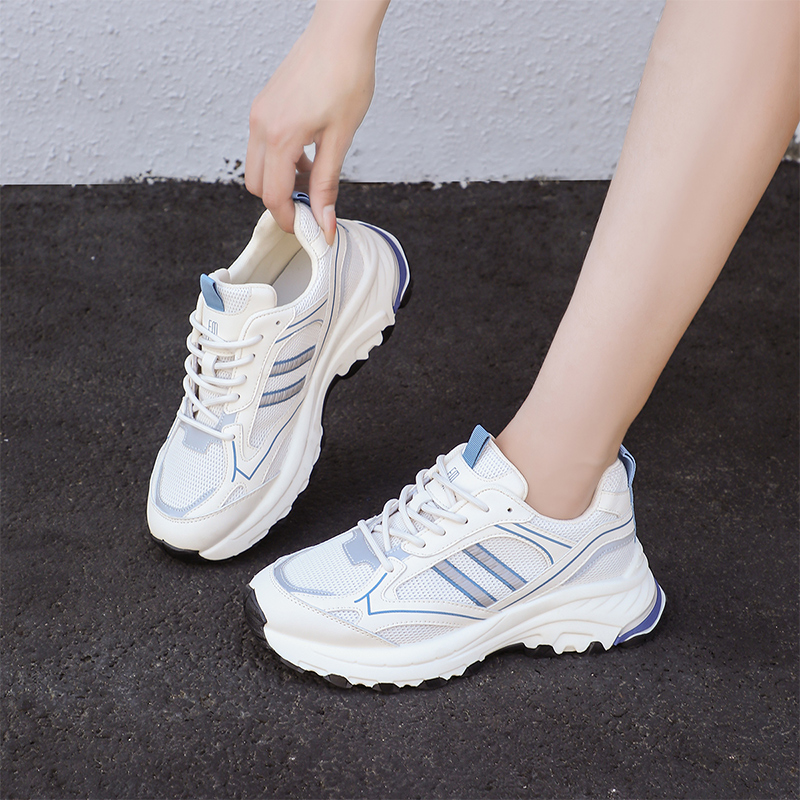 Sizing EXULL 依思Q 合成革 運動舒適 低幫 老爹鞋 4.5cm 女款