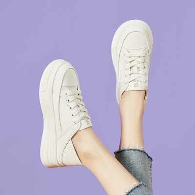 (W) Exull ESQ Low Top 'Suela Gruesa Comodidad' 7317404171 9