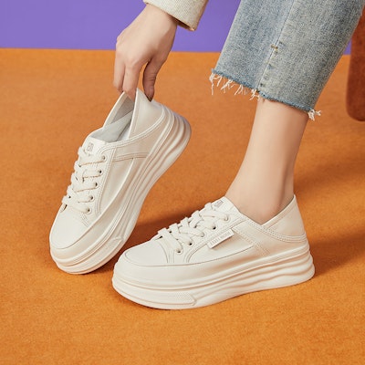 (W) Exull ESQ Low Top 'Suela Gruesa Comodidad' 7317404171 10