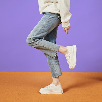 (W) Exull ESQ Low Top 'Suela Gruesa Comodidad' 7317404171 12