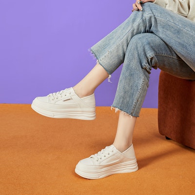 (W) Exull ESQ Low Top 'Suela Gruesa Comodidad' 7317404171 13