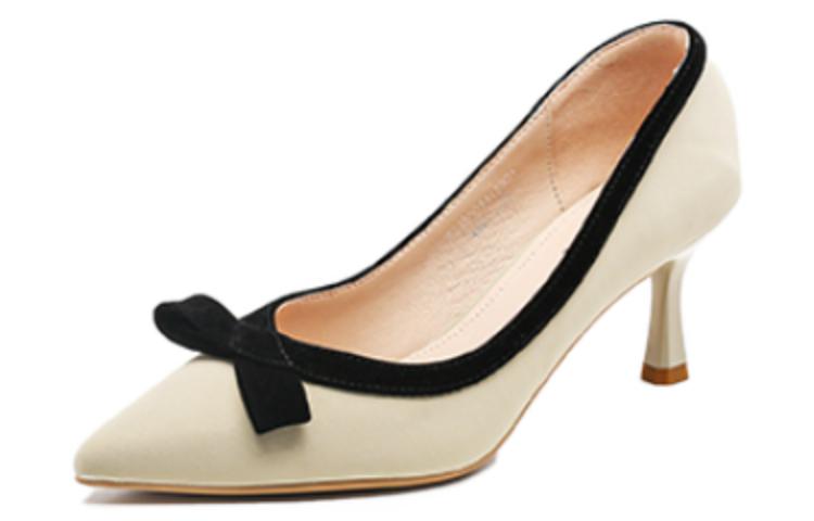 Order EXULL 依思Q 合成革一腳蹬細跟尖頭高跟鞋 6.5cm 女款 淺綠色