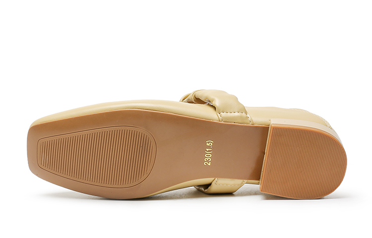 Shop (W) Exull ESQ PU 'Sepatu Datar Kasual Light Mouth Toe Kotak' 72170053