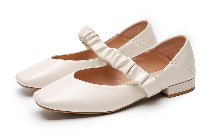 Cheap (W) Exull ESQ PU 'Sepatu Datar Kasual Light Mouth Toe Kotak' 72170053