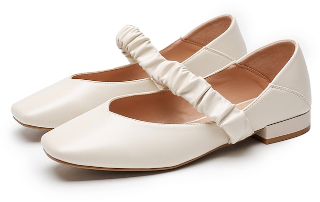 (Women) Exull ESQ PU 'Light Mouth Square Toe Casual Flats' 72170053 Cheap (Women) Exull ESQ PU 'Light Mouth Square Toe Casual Flats' 72170053