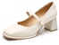 (W) Kasut Tumit Tinggi 7cm 'French Elegance Mary Jane' EXULL ESQ PU 72170081