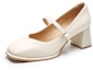 Order (W) Kasut Tumit Tinggi 7cm 'French Elegance Mary Jane' EXULL ESQ PU 72170081