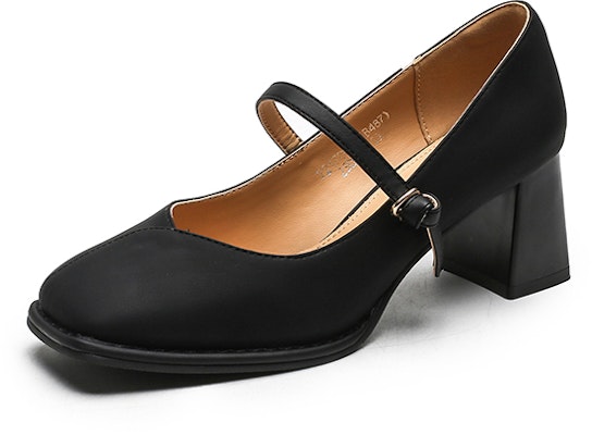 (W) Sepatu High Heels EXULL ESQ PU 7cm 'French Elegance Mary Jane' 72170081 Details for (W) Sepatu High Heels EXULL ESQ PU 7cm 'French Elegance Mary Jane' 72170081