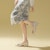 (W) Exull ESQ PU Tumit Tebal Hujung Runcing 'Beige Kasual' 1315002471