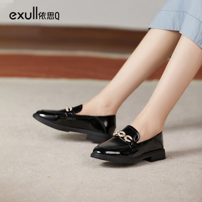 (W) Sepatu Kasual Exull ESQ PU Round Toe 'Black Versatile Commuter' 82151018 Purchase (W) Sepatu Kasual Exull ESQ PU Round Toe 'Black Versatile Commuter' 82151018
