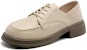 (W) Exull ESQ PU Kasut Leper Tumit Chunky 'Beige' 1315103071