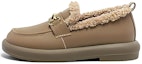 Buy (W) Exull ESQ PU Slip-On 'Khaki Keselesaan Berbulu Fleece' 7218507382