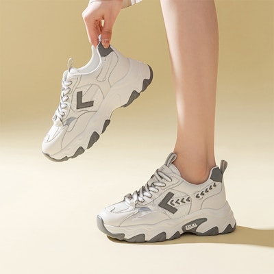 (Women) Exull ESQ PU Thick Sole 'Dad Shoe Height Increase 6.5cm' 7315700808 15