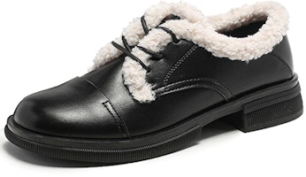 (Women) Exull ESQ Round Toe Casual Chunky Heel 'Black' 7218310160 (Women) Exull ESQ Round Toe Casual Chunky Heel 'Black' 7218310160