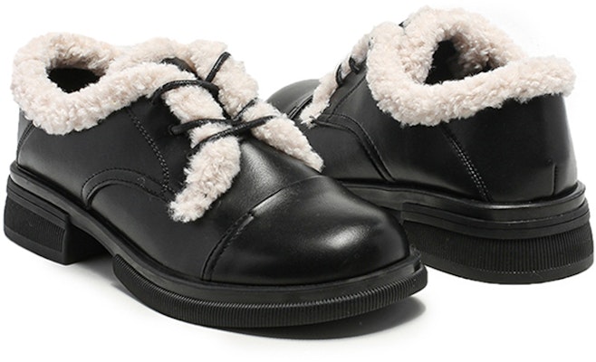 (W) 엑설 ESQ 라운드토 청키힐 (블랙) 7218310160 Lookbook (W) 엑설 ESQ 라운드토 청키힐 (블랙) 7218310160