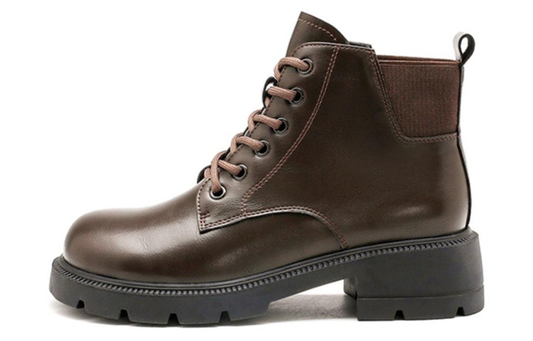 (Women) EXULL Esquire 'Brown Thick-Soled Comfort Chelsea Boots' 7218300880