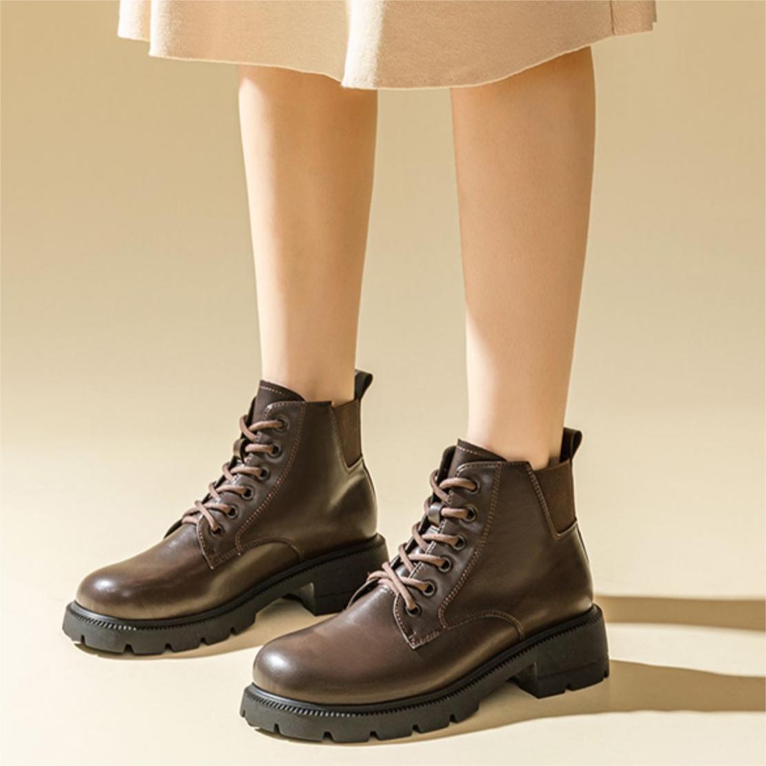 Shop (W) EXULL Esquire 'But Chelsea Tapak Tebal Coklat Yang Selesa' 7218300880