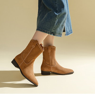 (W) Exull Esquire But Kulit Tumit Blok Hujung Tajam Ankle 'Camel' 7218612696 Shop (W) Exull Esquire But Kulit Tumit Blok Hujung Tajam Ankle 'Camel' 7218612696