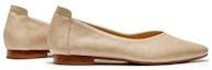 Order (W) Exull Esquire PU Hujung Runcing 'Flat Kasual Aprikot' 72I7002181