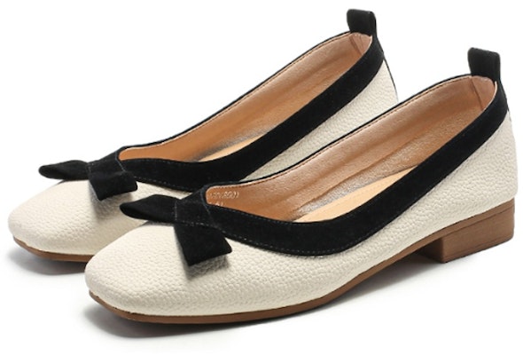 (Women) Exull ESS Q Leather Casual Flat 'French Low Heel Gentle' 1315007071 Order (Women) Exull ESS Q Leather Casual Flat 'French Low Heel Gentle' 1315007071