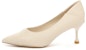 (W) EXULL Esse Q 'Beige Kasut Tumit Kecil Hujung Runcing' 1215003471