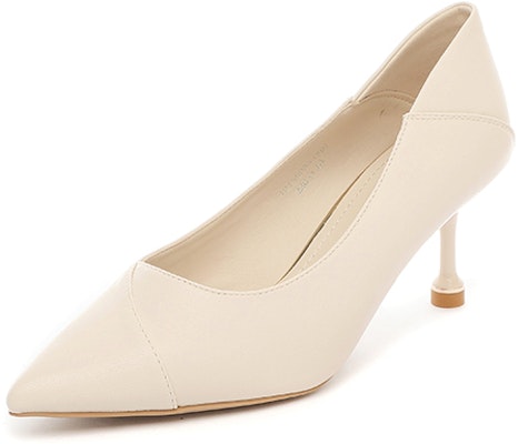 (Women) EXULL Esse Q 'Beige Pointed Toe Kitten Heels' 1215003471 Order (Women) EXULL Esse Q 'Beige Pointed Toe Kitten Heels' 1215003471