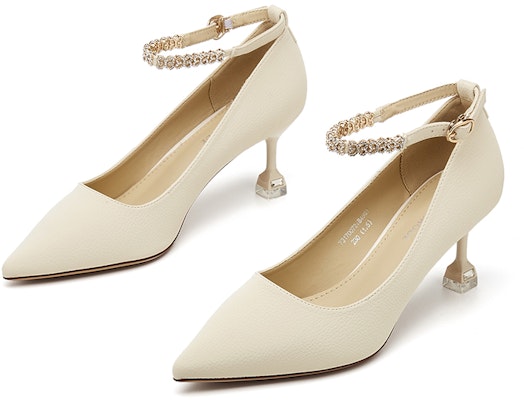 (Women) Exull Esse Q 'Elegant Pointed-Toe Stiletto with Fashionable Ankle Strap' 73170072 8