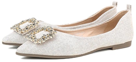 EXULL 依思Q 織物 浅口尖頭一脚蹬 休閒單鞋 女款 杏色 Order EXULL 依思Q 織物 浅口尖頭一脚蹬 休閒單鞋 女款 杏色