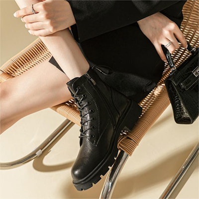 (W) Exull ESSQ 블랙 가죽 앵클 부츠 (Exull ESSQ Black Leather Ankle Boots) 1218600160 Lookbook (W) Exull ESSQ 블랙 가죽 앵클 부츠 (Exull ESSQ Black Leather Ankle Boots) 1218600160