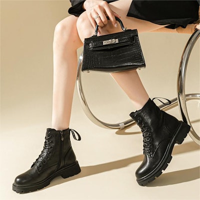 (W) Exull ESSQ 블랙 가죽 앵클 부츠 (Exull ESSQ Black Leather Ankle Boots) 1218600160 Shop (W) Exull ESSQ 블랙 가죽 앵클 부츠 (Exull ESSQ Black Leather Ankle Boots) 1218600160