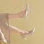 (W) EXULL Evie Q 'Emas Terang Kristal Perancis Stiletto Pumps' 1315006404