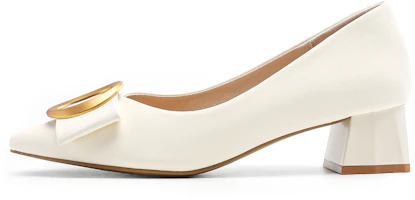 (Women) Exull EViS Q Pointed Toe High Heels 'White' 7315002070 (Women) Exull EViS Q Pointed Toe High Heels 'White' 7315002070