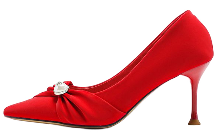 Buy (W) Exull EVISU Tacón Aguja Punta Fina 'Rojo' 1315007710