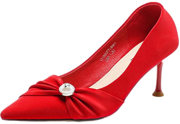 (Women) Exull EVISU Pointed Toe Stiletto 'Red' 1315007710 Lookbook (Women) Exull EVISU Pointed Toe Stiletto 'Red' 1315007710