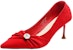 (Women) Exull EVISU Pointed Toe Stiletto 'Red' 1315007710
