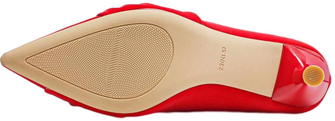 (Women) Exull EVISU Pointed Toe Stiletto 'Red' 1315007710 Shop (Women) Exull EVISU Pointed Toe Stiletto 'Red' 1315007710