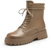 (Women) Exull Fashion Platform Lace-Up Boot 'Short Black' 1218630297 (Women) Exull Fashion Platform Lace-Up Boot 'Short Black' 1218630297