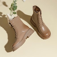 (W) Exull时尚黑色系带短靴 1218630297 Lookbook (W) Exull时尚黑色系带短靴 1218630297