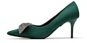 Buy EXULL 依思Q PU 晚風溫柔尖頭淺口 細跟 高跟鞋 7cm 女款 綠色