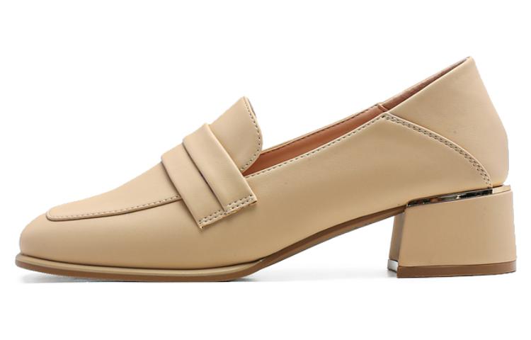 (W) Exull Heeled Shoes 'Beige'