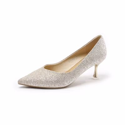 (W) Exull High Heel 'Champagne Crystal Design'
