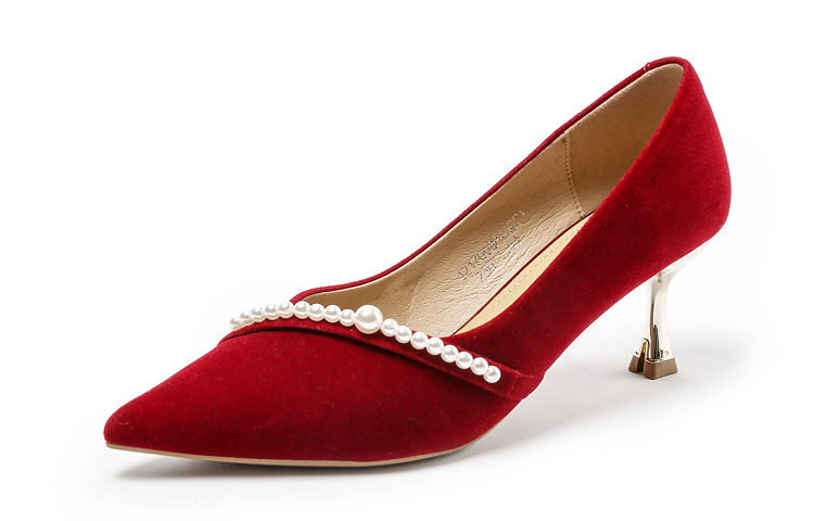 (Women) Exull High Heel 'Red Pointed Fashion' 1315008310