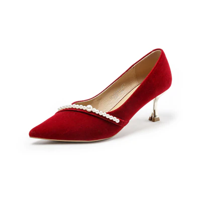 (W) Exull High Heel 'Red Pointed Fashion'