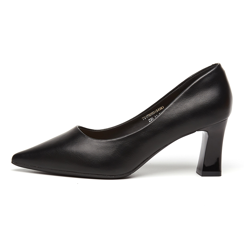 (Women) Exull Is Q Pointed-Toe Slip-On 'Chunky Heel' 73170069