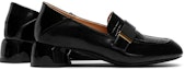 Lookbook (W) EXULL IsQ Kulit Mule 'Tumit Tebal Gesper Logam Hitam' 12I7101660