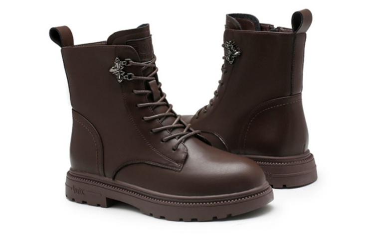 (W) Exull Issey Q Martin Boots 'Carved Floral Lace-Up Brown' 圖 2